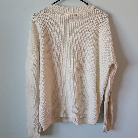 White Button-down Cardigan - Picture 2 of 4